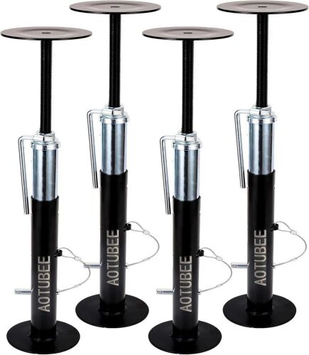 House Floor Jacks, 15.7" - 38", 4 Pack - Lot 382