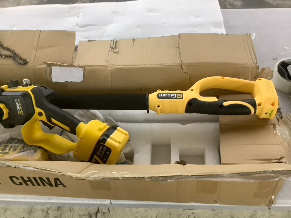 Gisam 2-in-1 Electric Pole Saw & 8" Mini Chainsaw, 1000W Brushless Motor - Image 3 - Lot 193