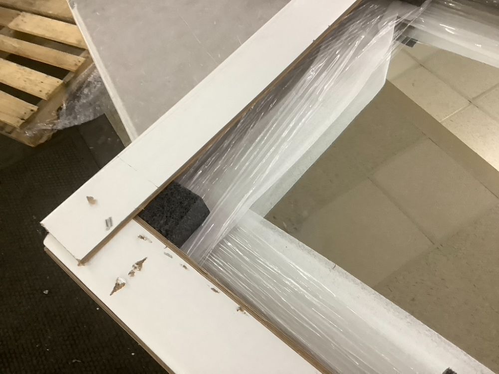 Champagne Bronze Framed Wall Mirror 22" x 30" - Image 4 - Lot 294