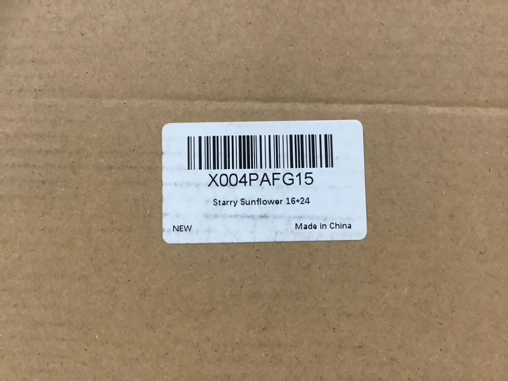 Starry Night Sunflower Wall Art, 16" x 24" - Image 5 - Lot 698