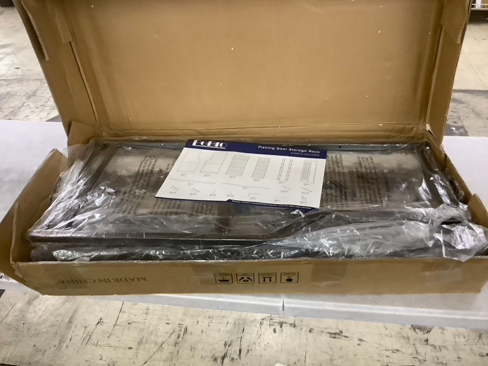 PeBro Fishing Pole & Tackle Box Storage Rack - Image 4 - Lot 198