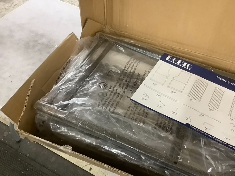 PeBro Fishing Pole & Tackle Box Storage Rack - Image 6 - Lot 198