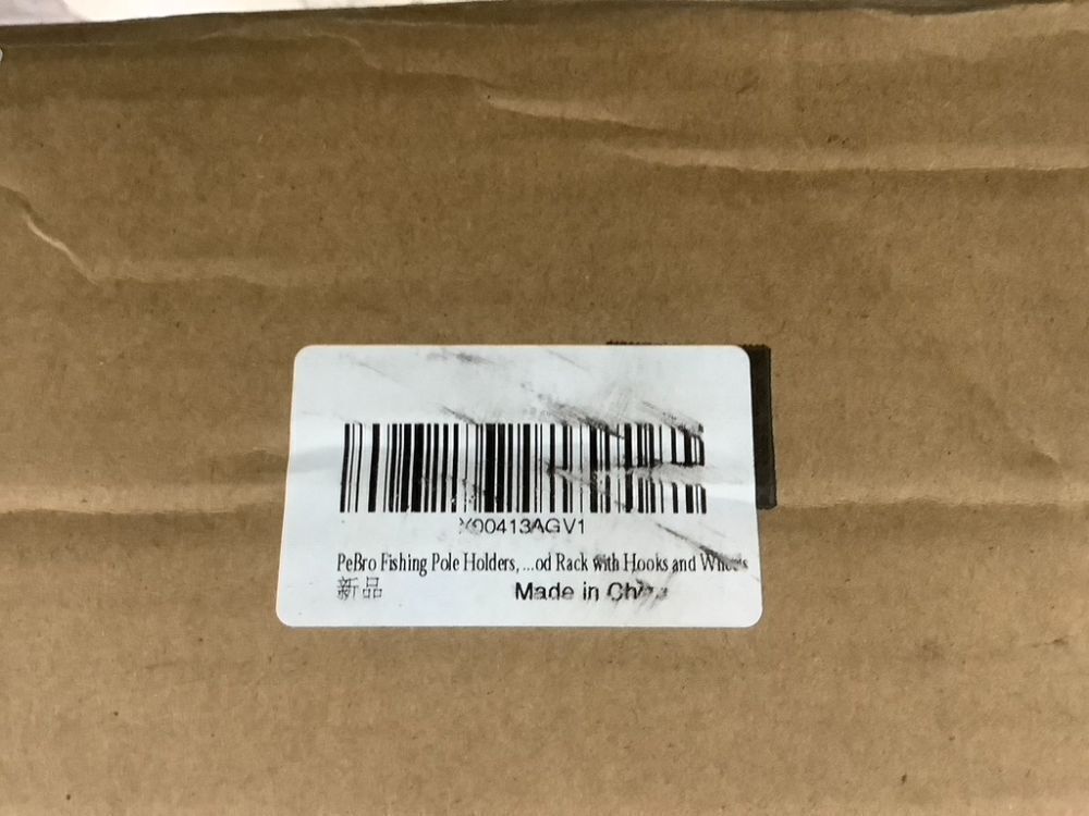 PeBro Fishing Pole & Tackle Box Storage Rack - Image 8 - Lot 198