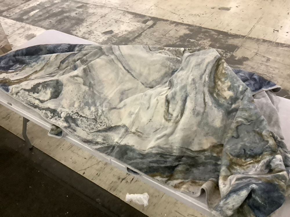 Marbled Area Rug, 8' x 10' - Image 1 - Lot 495