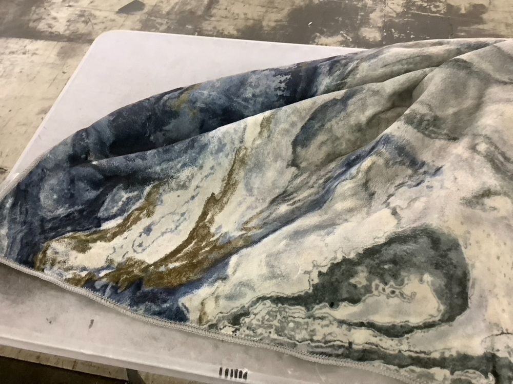 Marbled Area Rug, 8' x 10' - Image 4 - Lot 495