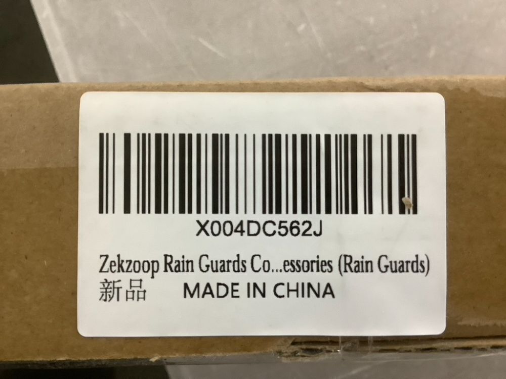 Zekzoop Visor Rain Guards for 2024-2025 Toyota Tacoma - Image 4 - Lot 596