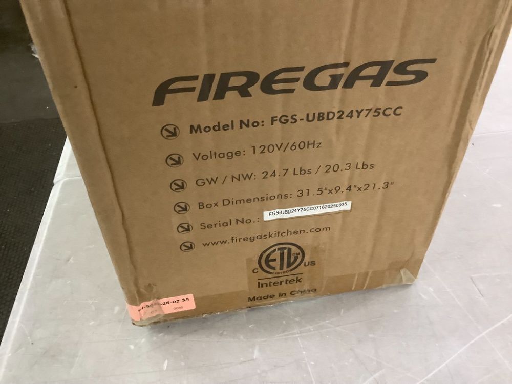 FIREGAS Black Range Hood 30 inch, 450 CFM - Image 8 - Lot 199