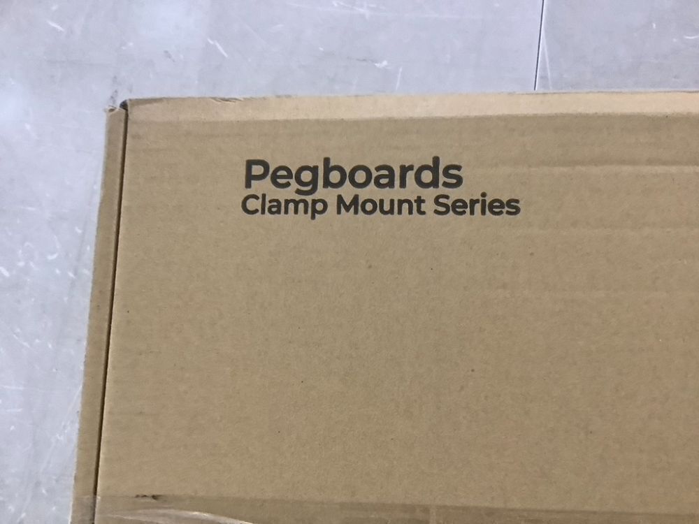 PEGZONE Clamp-on Desk Pegboard, 20.4" x 16.5" - Image 2 - Lot 499