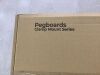 PEGZONE Clamp-on Desk Pegboard, 20.4" x 16.5" - Thumbnail 2