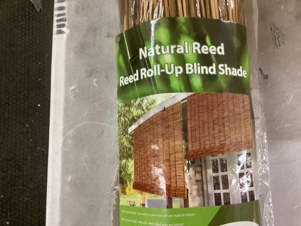 Gardgue Cordless Reed Blinds, 47" W x 71" - Image 6 - Lot 595