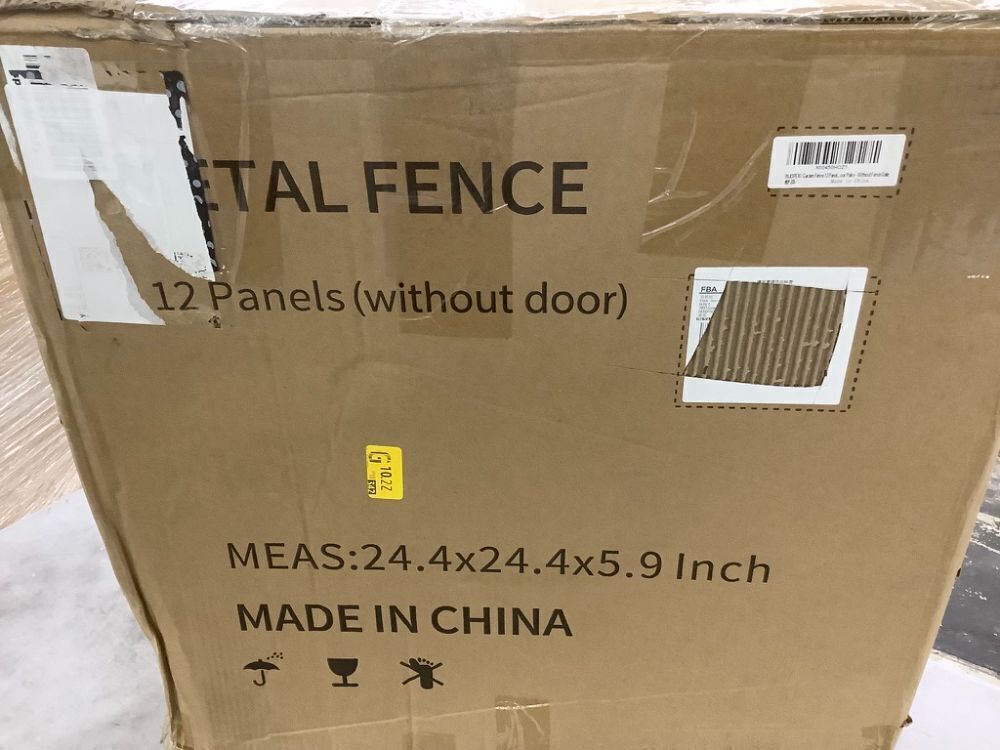 INJOPEXI Decorative Garden Fence 12 Panels - Image 2 - Lot 300