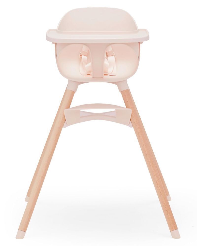 Lalo The Chair Convertible 3-in-1 High Chair, Dishwasher Safe Tray, Adjustable Footrest, Grapefruit - Image 1 - Lot 391