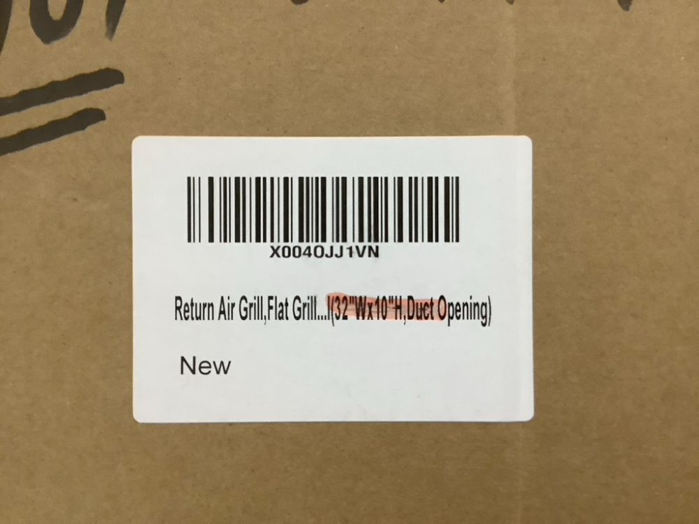 Lot of (2) Return Air Grills, 12" x 34" - Image 4 - Lot 396