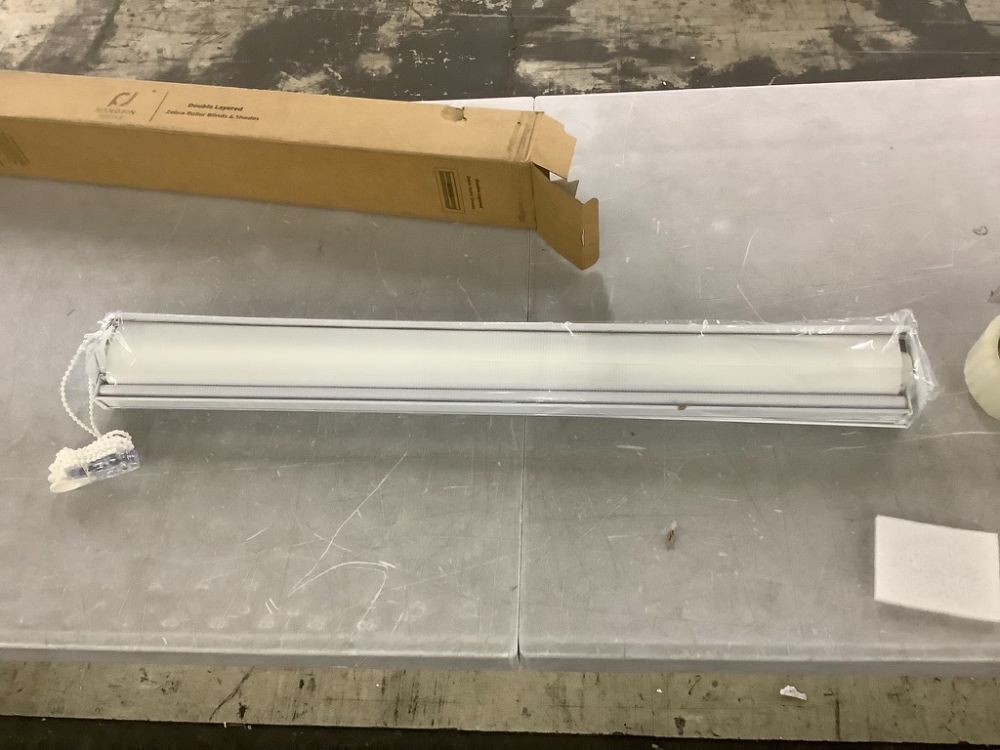 Zebra Roller Shades, White, 32" x 72" - Image 11 - Lot 593