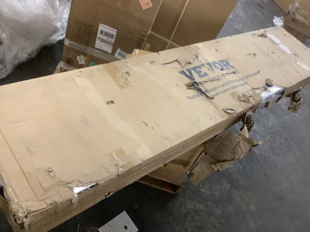 VEVOR Tri-Fold Non-Slip Aluminum Loading Ramp, 85" x 54" - Image 2 - Lot 60