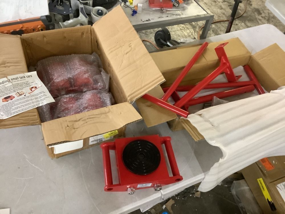 Heavy Duty Industrial Machinery Moving Skate Dolly, 3 pc - Image 2 - Lot 228