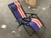 Folding Zero Gravity Recliner Patio Lounge Chair w/ Canopy, Side Tray - Thumbnail 1