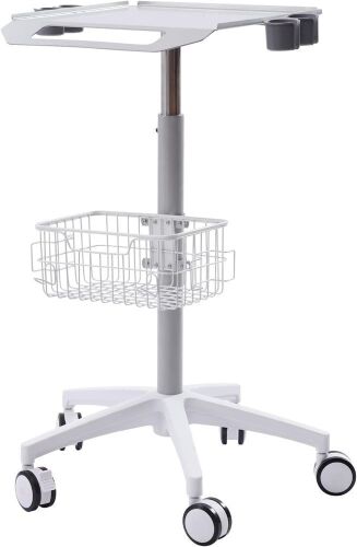 Medical Trolley Mobile Rolling Cart with Adjustable Height, 55.12lbs Load Capacity - Lot 797
