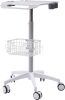 Medical Trolley Mobile Rolling Cart with Adjustable Height, 55.12lbs Load Capacity - Thumbnail 1