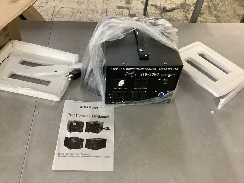 Heavy Duty Step Up/Down Power Converter 3000Watts - Image 2 - Lot 137