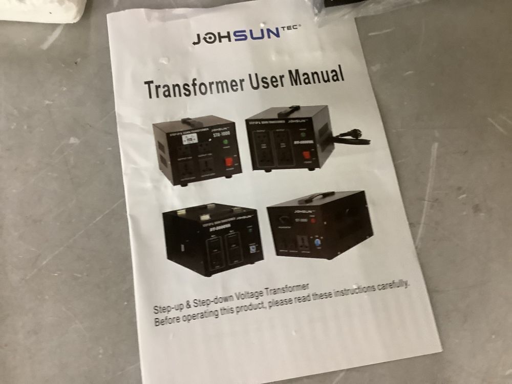 Heavy Duty Step Up/Down Power Converter 3000Watts - Image 4 - Lot 137