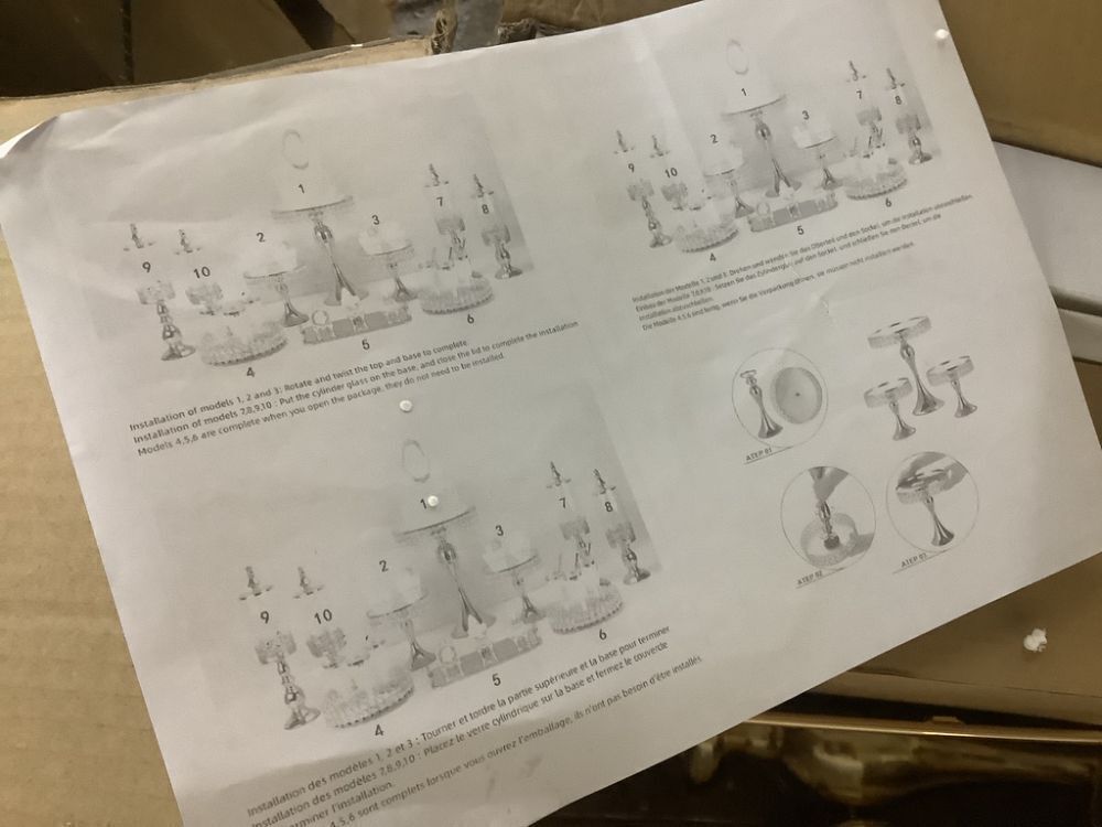 Metal Dessert Display Stands - Image 4 - Lot 688