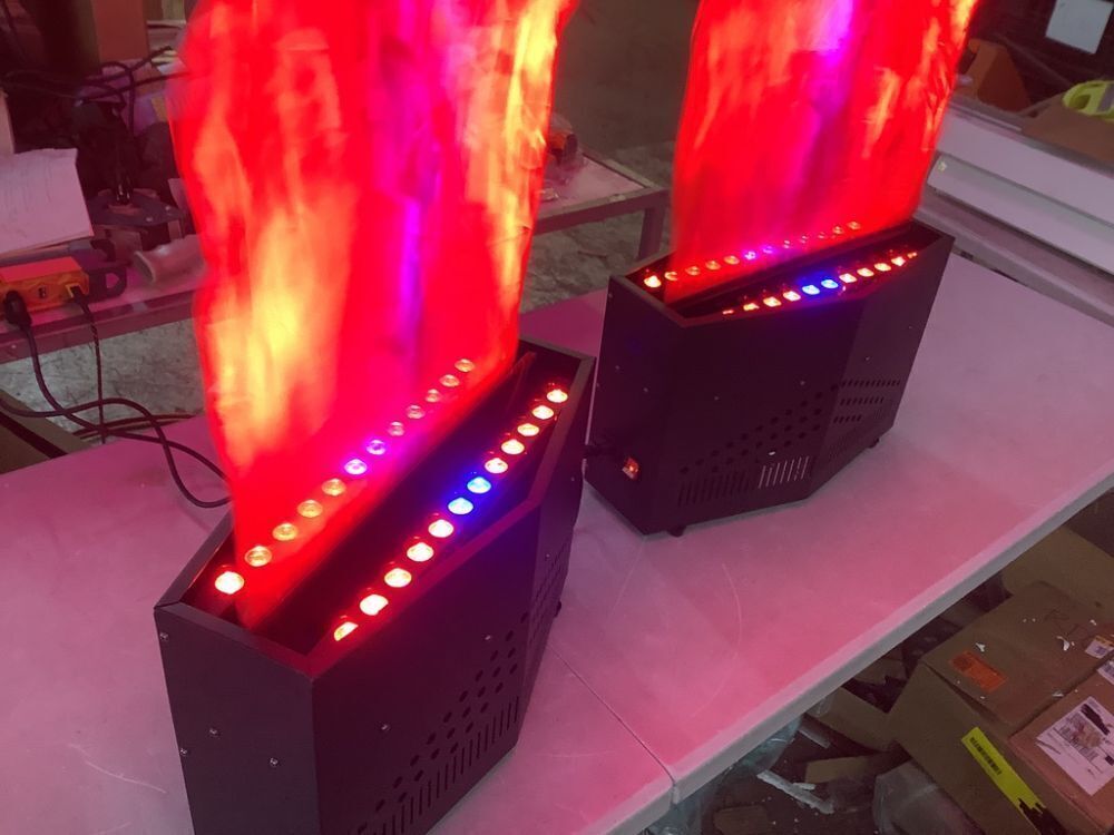 4.9ft LED Flame Lamp Stage Lights, Set of 2 - Image 2 - Lot 59
