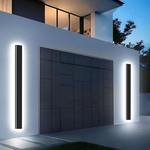 Levxhotty 31inch Modern Outdoor Dimmable Wall Light, 4.33 Inch Wide, 2 pc - Lot 201