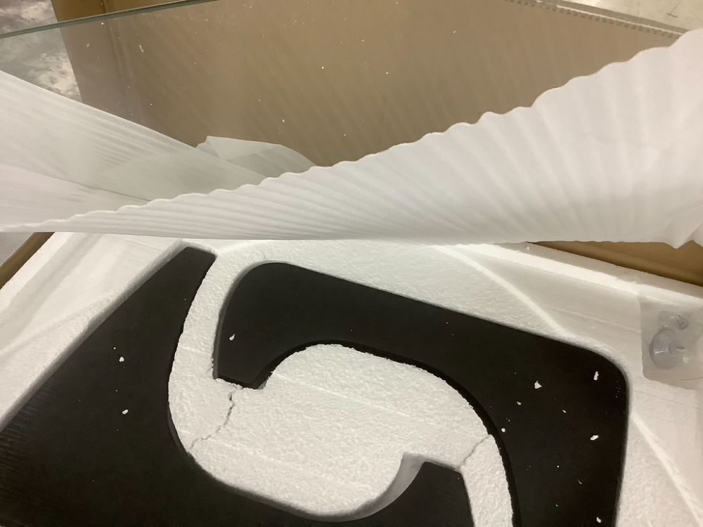 Triangle Glass Top Coffee Table - Image 4 - Lot 202