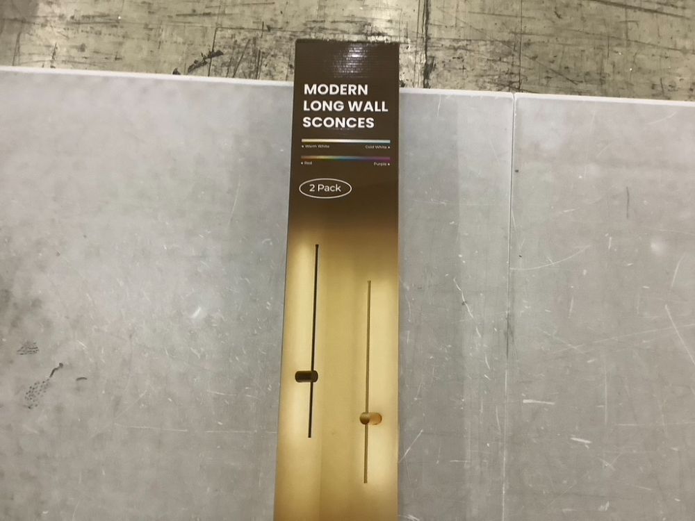 40" Battery Operated Wall Sconce, Set of 2 - Image 2 - Lot 509