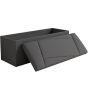 Folding Storage Ottoman Bench - Thumbnail 1