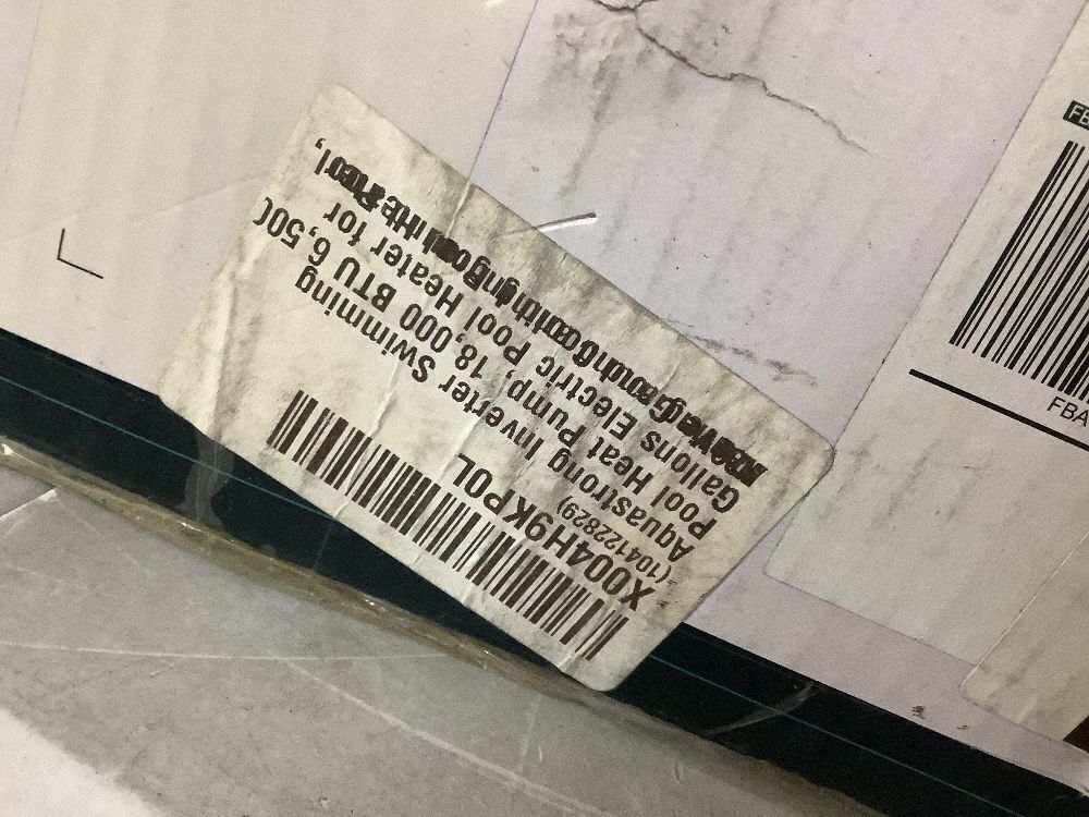 Aquastrong 18,000 BTU Heat Pump For 6,500 Gallons Pools 120V - Image 8 - Lot 48JF