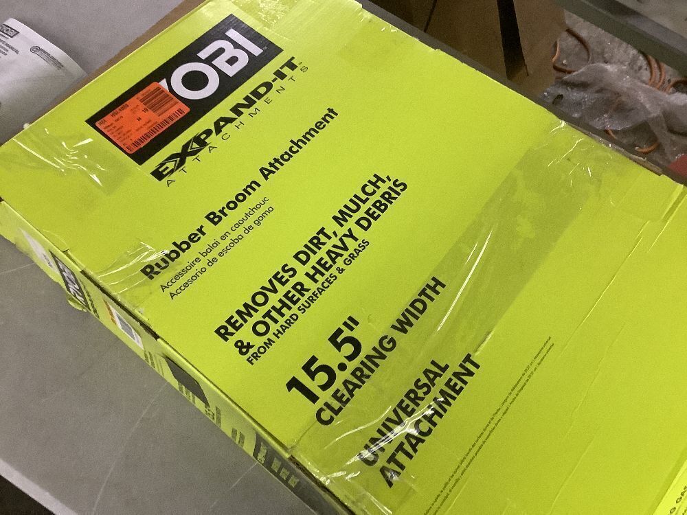 RYOBI Expand-It Rubber Sweeper Attachment - Image 5 - Lot 102JF