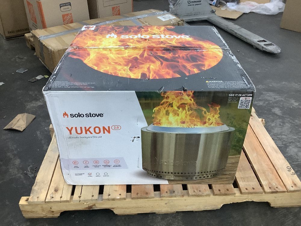 Solo Stove Yukon 27 Inch Smokeless Fire Pit with Removable Ash Pan - Image 2 - Lot 11JF