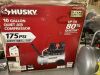 Husky 10 Gal. 175 PSI Electric Oil-Free Quiet Auto/Workshop Hotdog Air Compressor with Dual Gauges and 1-Quick Coupler - Thumbnail 3