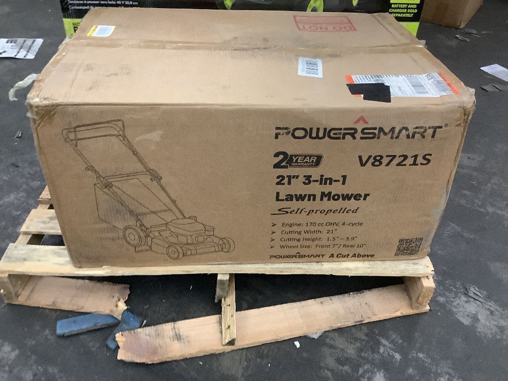 PowerSmart 21 in. 3-in-1 Self Propelled Lawn Mower - Image 2 - Lot 18JF