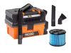 RIDGID 3 Gal. 5.0 Peak HP NXT Shop Vacuum Wet Dry Vac with Fine Dust Filter, Expandable Hose and Accessory Attachments HD0300 - Thumbnail 1