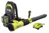 RYOBI 40V HP Brushless Whisper Series 180 MPH 850 CFM Cordless Battery Backpack Leaf Blower with 8.0 Ah Battery and Charger - Thumbnail 1