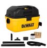 DEWALT 4 Gal. 5.0 HP Poly Wet/Dry Vacuum with Hose and Accessories - Thumbnail 1