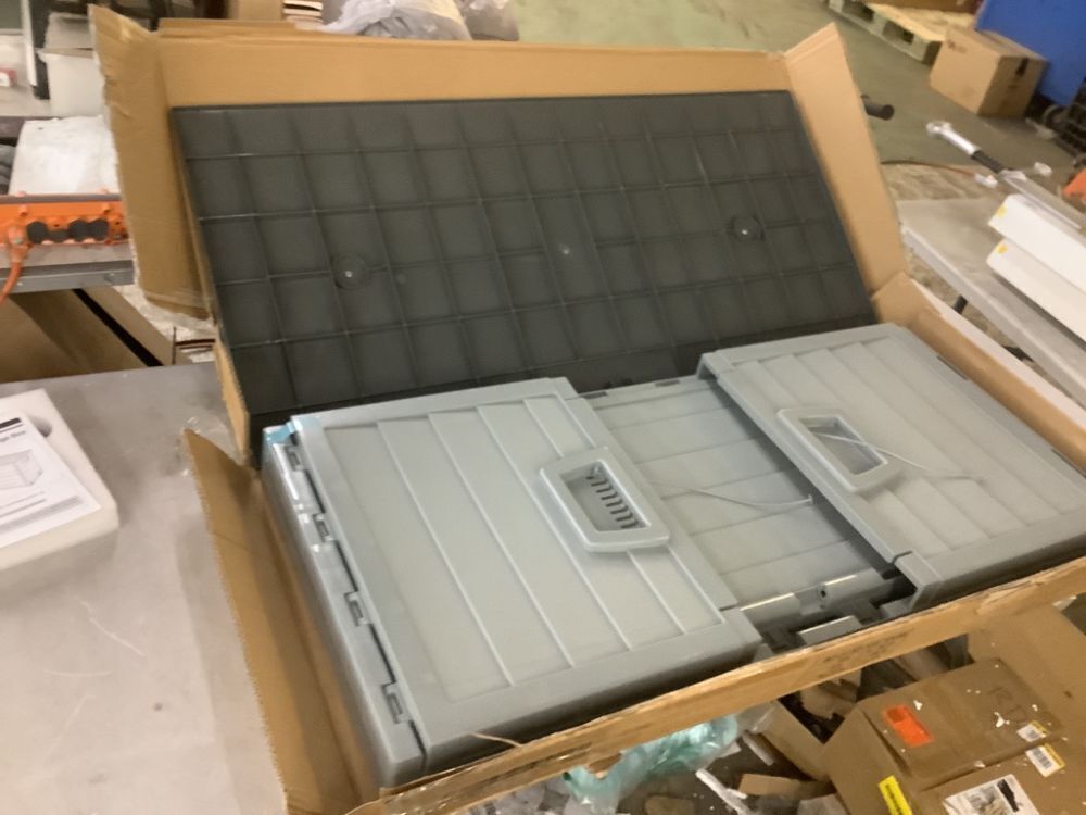 75 Gallons Foldable Plastic Deck Box - Image 2 - Lot 340