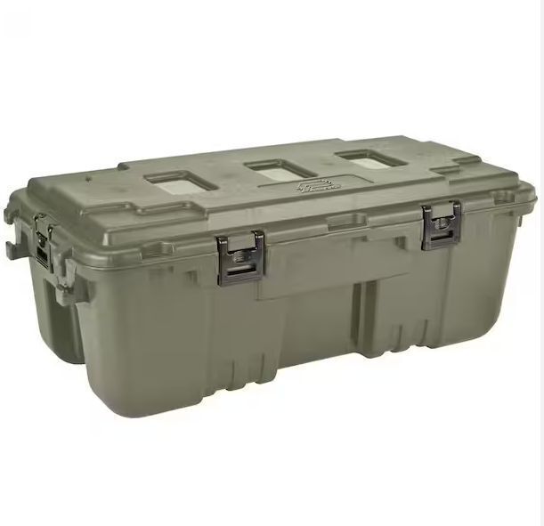 Plano 27-Gal. Hinged Storage Box in Olive Drab - Image 1 - Lot 105JF