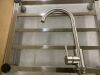 Free Standing Single Bowl Stainless Steel Sink with Faucet - Thumbnail 5