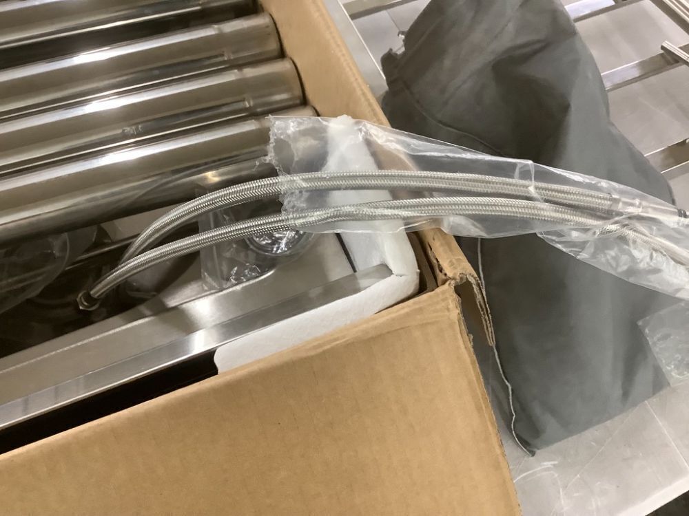 Free Standing Single Bowl Stainless Steel Sink with Faucet - Image 8 - Lot 203