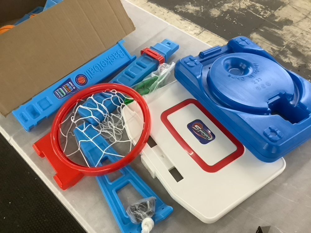 Toddler Basketball Hoop - Image 2 - Lot 403