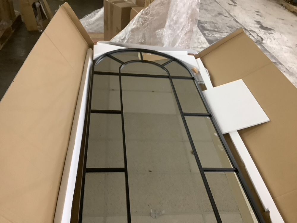 Wall Mount Windowpane Mirror, 24" x 55" - Image 1 - Lot 407