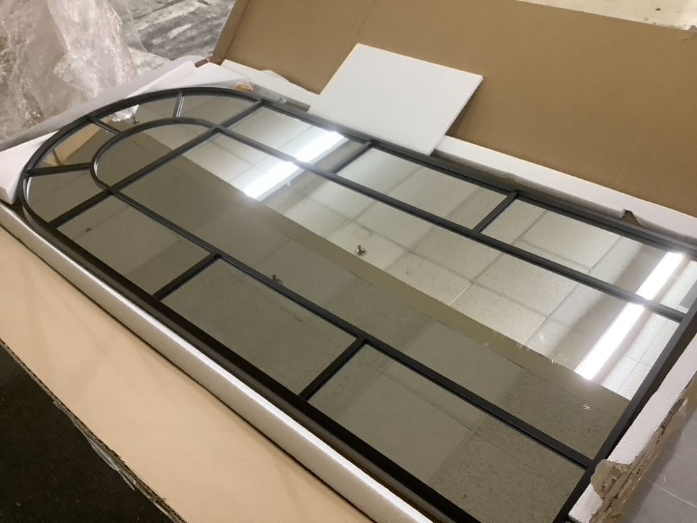 Wall Mount Windowpane Mirror, 24" x 55" - Image 2 - Lot 407