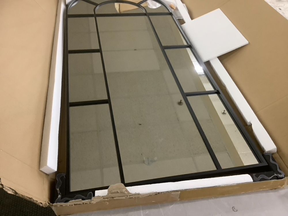 Wall Mount Windowpane Mirror, 24" x 55" - Image 3 - Lot 407