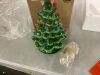 Pre-Lit Ceramic Tabletop Christmas Tree with Lights- 15in - Thumbnail 2