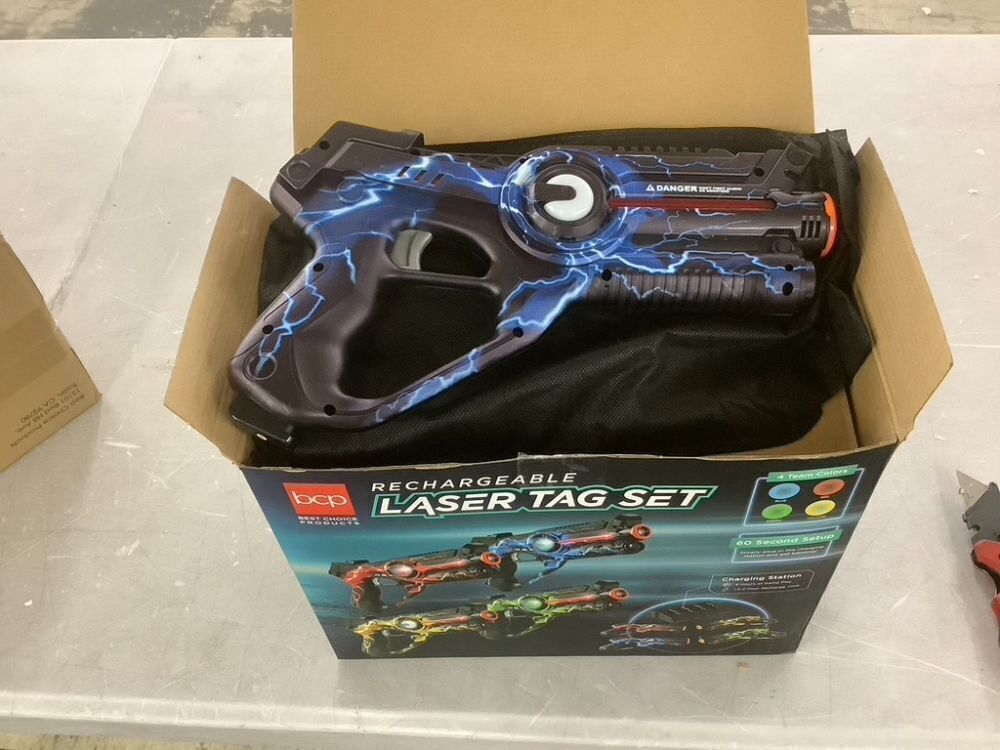 Set of 4 Rechargeable Laser Tag Blasters w/ Docking Station, No Vests Needed - Image 2 - Lot 642