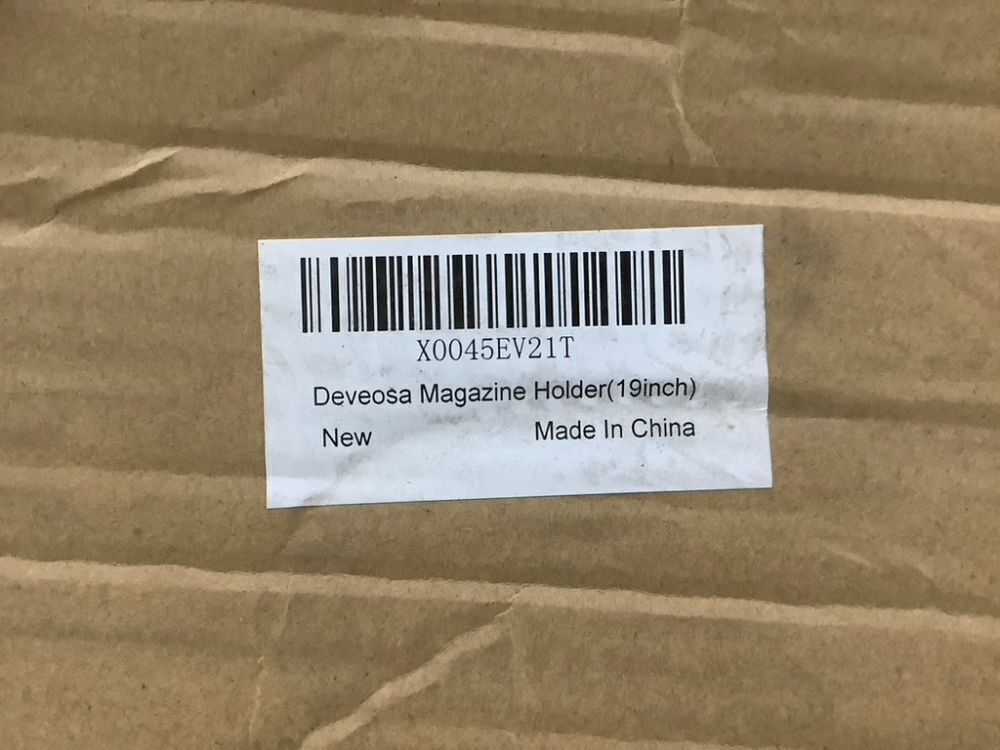 Wall Mounted Magazine Holder Rack, 19" - Image 4 - Lot 750